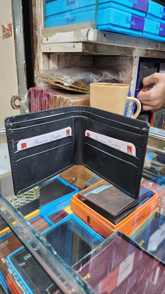 Bi Fold Pure Leather