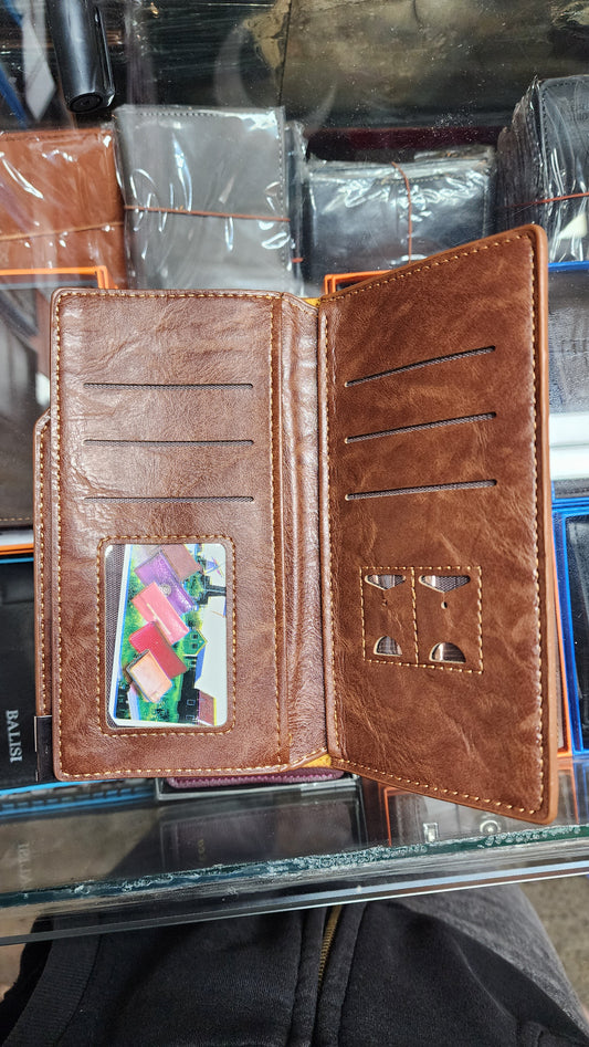 Long Leather Wallet